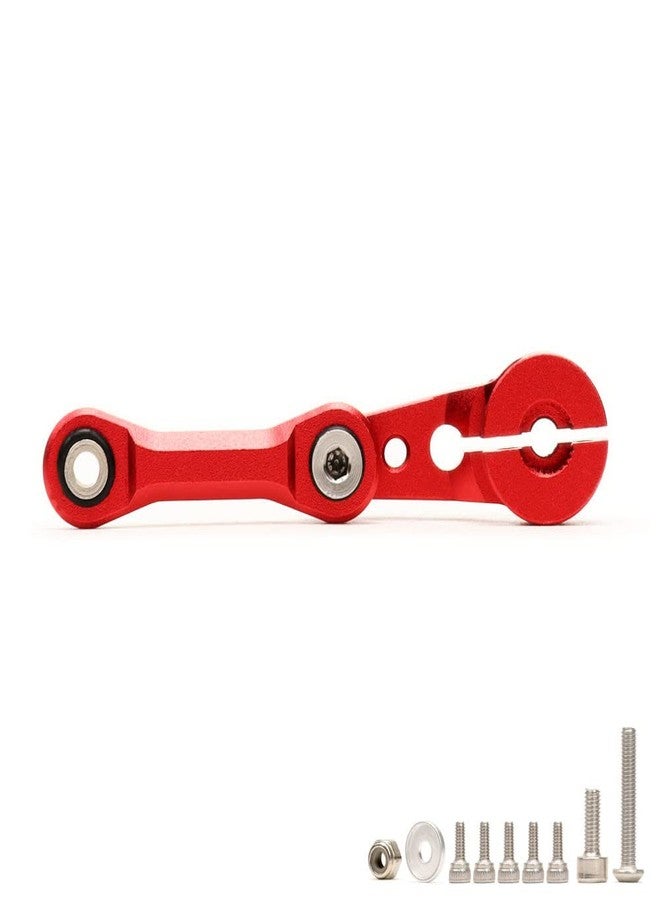 UURCSKY Aluminum 25T Servo Horn & Steering Linkages Tie Rod for Arrma 1/7 Infraction Felony Limitless 1/8 KRATON Notorious Outcast Talion and EXB Cars Upgrades Part,Replace #AR340061 AR330230(Red) - Image 4